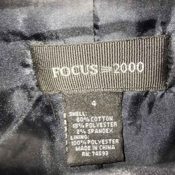 Focus 2000 jacket NWOT - Picture 4 of 4